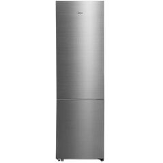 Midea Refrigerator | MDRB600MME46 | Energy efficiency class E | Free standing | Combi | Height 201 cm | No Frost system | Fridge net capacity 313 L | Freezer net capacity 130 L | Display | 35 dB | Stainless steel