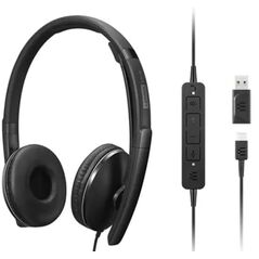 Ακουστικά Lenovo Lenovo | ANC Ακουστικά Gen2 (Teams) | 4XD1M45627 | με καλώδιο | Μαύρο