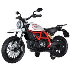 OCIE OCIE επαναφορτιζόμενη μοτοσικλέτα Ducati Scrambler desert sled, λευκή, 8892