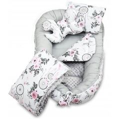 Lulando LULANDO BABYNEST 80 X 45 CM ΓΚΡΙ ZUGE 14401137 5906118630229