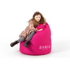 Πουφ για παιδιά Diablo Chairs, ροζ