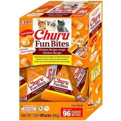 INABA CAT FUN BITES CHICKEN RECPIE przysmak dla kota 8x12g (96g)