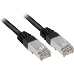Sharkoon CAT 6 Patchcord SFTP Czarny 3M (4044951015009)