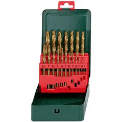 Wiertło Metabo do metalu HSS walcowe 1,5 2 7 4,5 4 5,5 5 1 3 2,5 3,5 6 10 6,5 7,5 8 8,5 9 9,5mm zestaw (627156000)