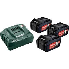 Metabo Komplet akumulator 18V Li-Ion 4Ah 3szt + ładowarka (685049000)