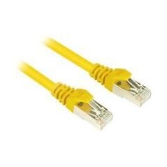 Sharkoon Patchcord CAT.6, SFTP, 1.5m, żółty (4044951017829)