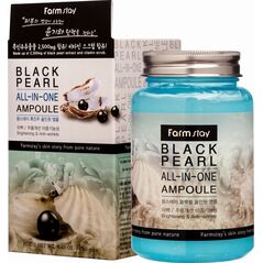 Farmstay Ampułka pielegnacyjna do twarzy FARMSTAY All-in one z ekstraktem z czarnej perły, 250 ml