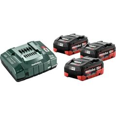 Metabo METABO ZESTAW AKUMULATORÓW 3 x 5.5Ah LIHD + ŁADOWARKA ASC 145 MET685074000