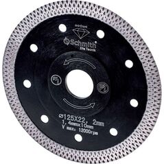 Schmith Tarcza diamentowa Ultra cienka 125x1,4x10x22,2mm