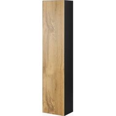 Cama Meble Witryna VIGO pełna'180' 180/40/30 czarny/dąb wotan