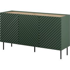 Cama Meble Komoda 3D2SZ ONDA 150x45xH85 zieleń