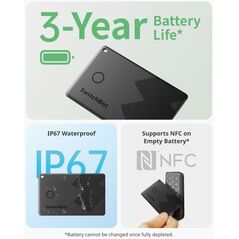 Κάρτα εντοπισμού πορτοφολιού SwitchBot συμβατή με NFC