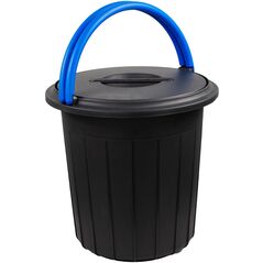 Κάδος απορριμμάτων Ecosolution 25L 37 5x37 5x39cm σκούρο γκρι/μπλε 8009115042747