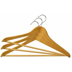 Κρεμάστρες ρούχων 3 τεμ. ξύλινο Wood 45cm 8004226330165