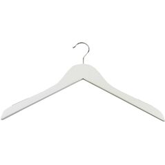 Κρεμάστρες ρούχων 3 τεμ. ξύλινες Wood 44 5cm λευκές 8004226010197