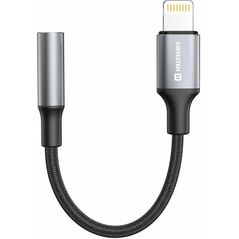 Swissten Αντάπτορας Lightning σε Jack 3.5mm AUX Ήχου για iPhone και iPad 15 cm
