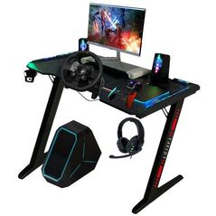 Raptor Gaming-Tisch  GT100 120x60cm RGB  schwarz