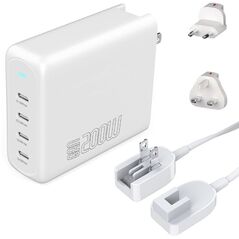 4smarts 545200 ładowarka do urządzeń przenośnych Laptop, Przenośna konsola do gier, Smartfon, Smartwatch, Tablet, Uniwersalne Biały Prąd przemienny Szybkie ładowanie Wewnętrzna