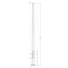 ROSA Słup aluminowy SAL-4/B60 (42102)