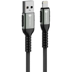 Καλώδιο USB A σε Lightning FORCELL F-Energy 2,4A 12W Cafule 0,25 m C257 μαύρο