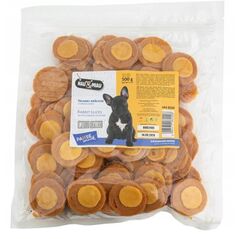 Pausesnack przysmak dla psa, talarki kr�licze o smaku sera, 500g