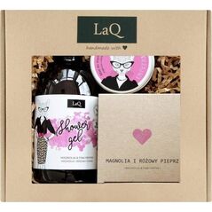 LaQ LAQ Zestaw Kicia Magnolia żel masło do ciała mus