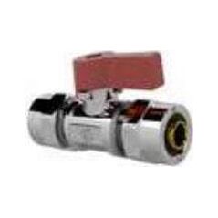Arco MINI Zawór prosty do rur wielowarstwowych 16 x 16, uchwyt czerwony ARCO 868035