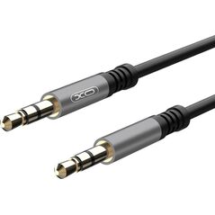 Kabel XO Jack 3.5mm - Jack 3.5mm 1m szary (NB121)