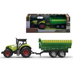 Traktor z przyczepą ze światłem i dźwiękiem