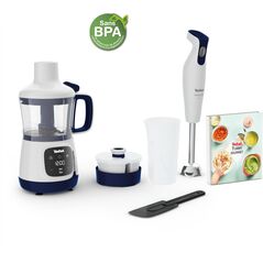 Tefal Yummy Gourmet HB55W4 0,8 l Blender z funkcją gotowania 600 W Biały