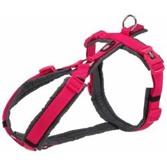 Szelki dla psa Trixie Premium Trekking Grafit Fuksja XS/S
