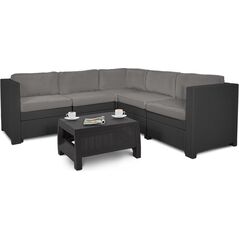 Keter Zestaw mebli ogrodowych PROVENCE SET - grafitowy