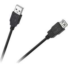 Kabel USB Cabletech USB-A - USB-A 3 m Czarny (4962)