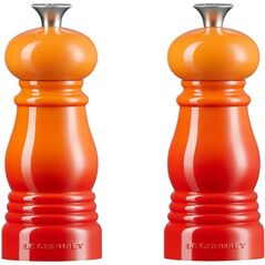 Le Creuset Salt and Pepper Mill Set 11cm Orange 0630870165624