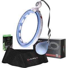 Σετ HULA HOP ΜΑΓΝΗΤΙΚΟ BLUE HHM15 ΜΕ ΜΕΤΡΗΤΗ HMS + ΖΩΝΗ BR163 BLACK PLUS SIZE