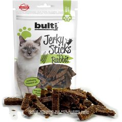 BULTI Jerky Sticks bogate w królika przysmak dla kota 60g