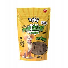 Tuf Tuf Psie żelki - krówki drobiowe 80g