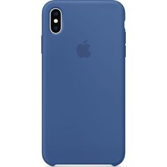 Apple Etui silikonowe iPhone XS Max - delftyjski błękit