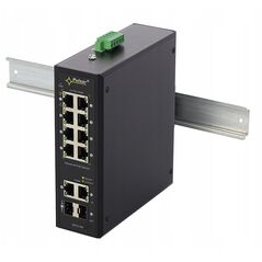ISFG108 Switch przemysłowy PoE (8xPoE,