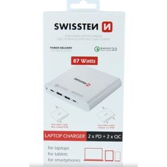Zasilacz do laptopa Swissten 87 W, 4.3 A, 20 V (22013340)