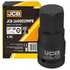 JCB Καρυδάκι-μπιτ κρούσης 3/4" 29mm (6-γωνιακό)