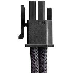 CableMod C-Series Pro ModMesh 12V-2x6-Kabel, 90° Anschluss, für Corsair Type 5 RMx Shift PSUs - carbon, 65cm