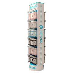 Επιδαπέδιο Stand Περιστρεφόμενο Devia 40x178cm 36 Θέσεων – Δώρο με παραγγελίες Devia άνω των 500€ 140030000191 140030000191 έως και 12 άτοκες δόσεις