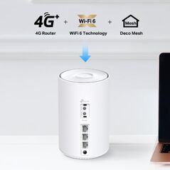 TP-Link 4G+ AX1500 Whole Home Mesh WiFi 6 Gateway (DECO X10-4G(1-PACK) (TPDECOX204G-1PACK) έως 12 άτοκες Δόσεις