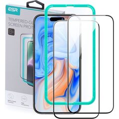 ESR SZKŁO HARTOWANE ESR TEMPERED GLASS 2-PACK IPHONE 15 BLACK