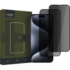 Hofi SZKŁO PRYWATYZUJĄCE HOFI ANTI SPY GLASS PRO+ 2-PACK IPHONE 16 PRO MAX PRIVACY