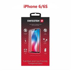 Swissten Full Face Tempered Glass Apple iPhone 6 / 6S Μαύρο