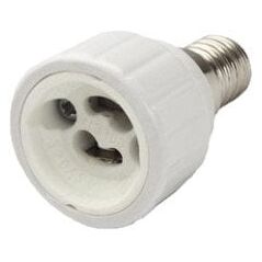 Przejściówka adapter E-14 na GU10 ceramiczny biały