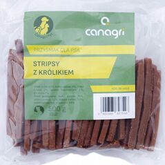 Dog treats strips with rabbit meat 500 g, 06-4513