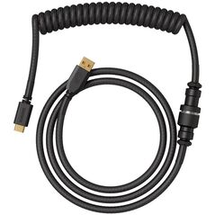 Glorious GMMK Coiled Cable Phantom Black, Spiralkabel, USB-C/USB-A - schwarz